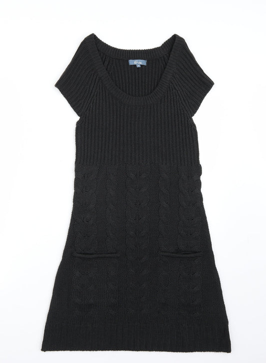 Evie Womens Black   A-Line  Size 10