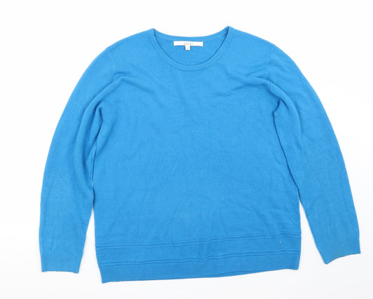 Vida Vi Womens Blue   Pullover Jumper Size XL
