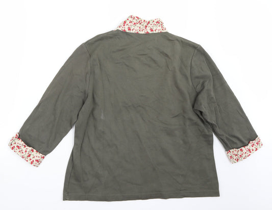 Dash Womens Green   Pullover Jumper Size 18