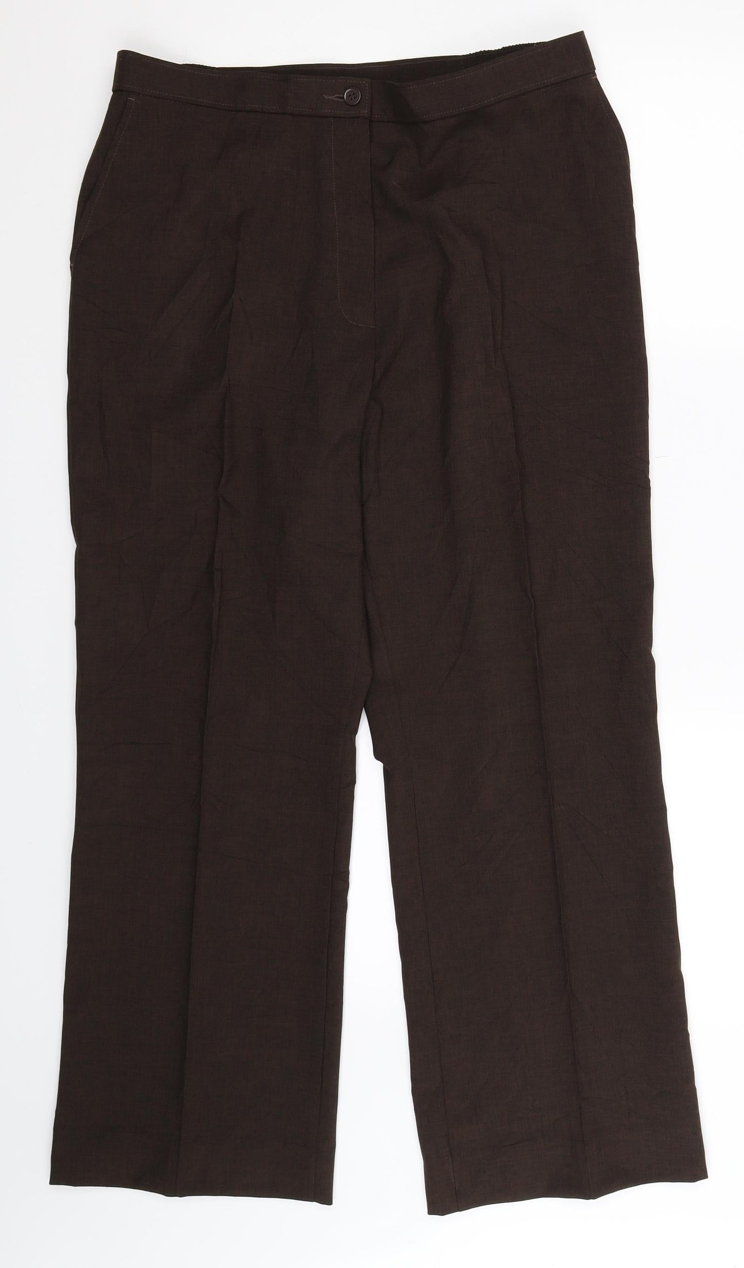 Womens UK Size 16 Marks and Spencer Regular Fit  Grey Trousers
