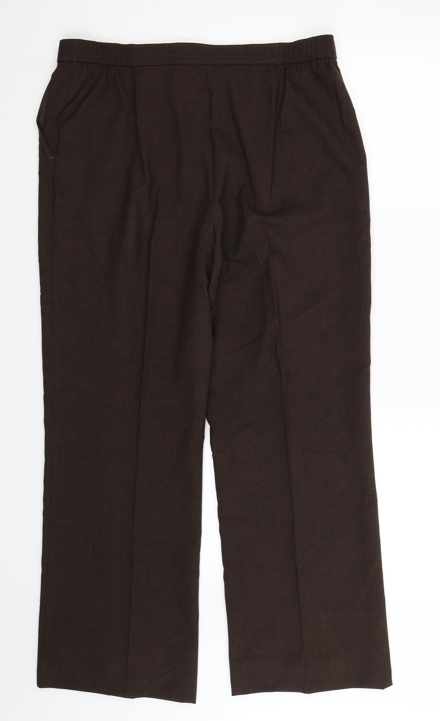 Womens UK Size 16 Marks and Spencer Regular Fit  Grey Trousers