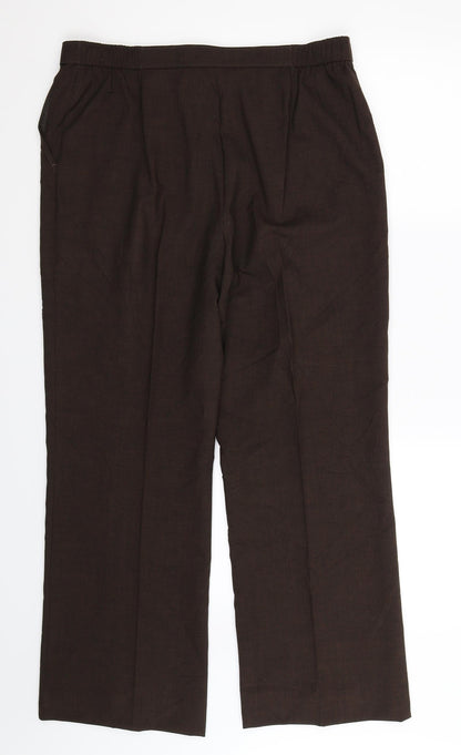 Womens UK Size 16 Marks and Spencer Regular Fit  Grey Trousers