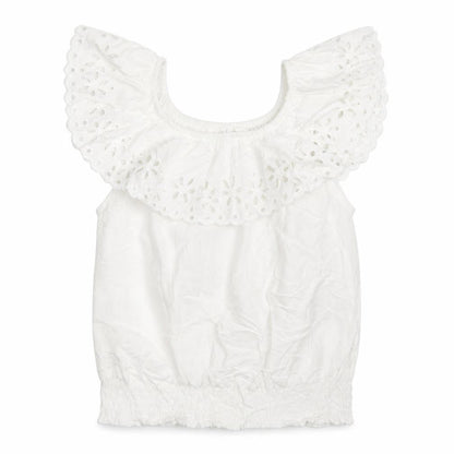 H&M Girls White   Basic T-Shirt Size 10-11 Years