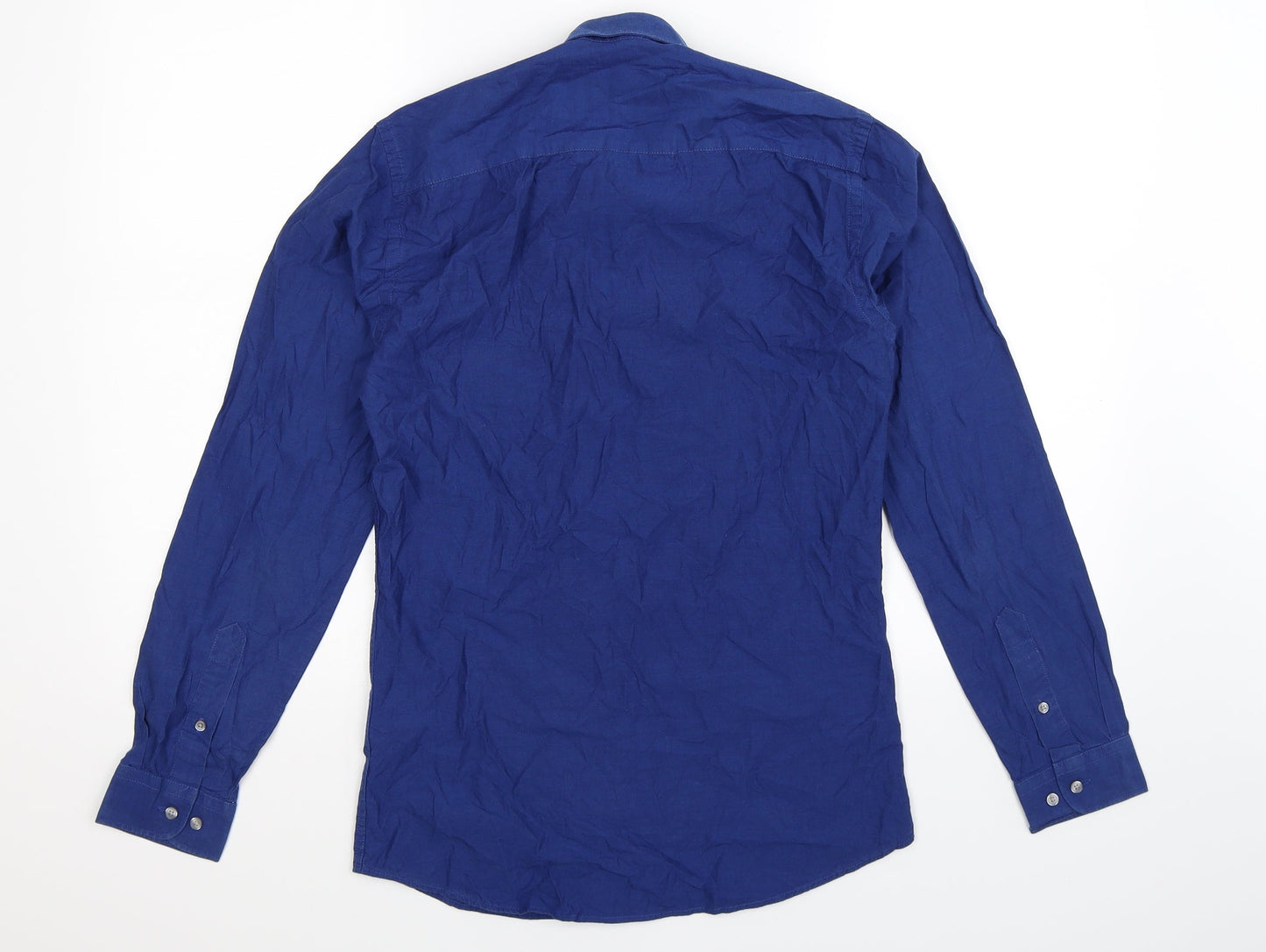 Albion Road Boys Blue   Basic Button-Up Size 14 Years