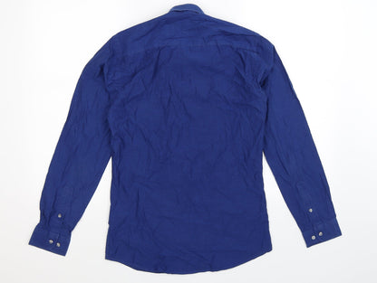 Albion Road Boys Blue   Basic Button-Up Size 14 Years