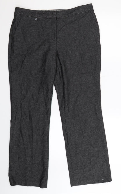 Womens UK Size 14 NEXT Regular Fit  Grey Trousers