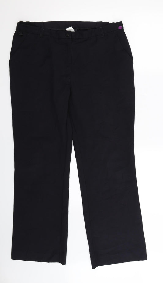 Dimensions Womens Blue   Trousers  Size 14 L30 in