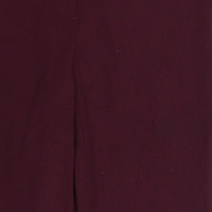 Womens UK Size 14 United Colors of Benetton Slim Fit  Purple Trousers