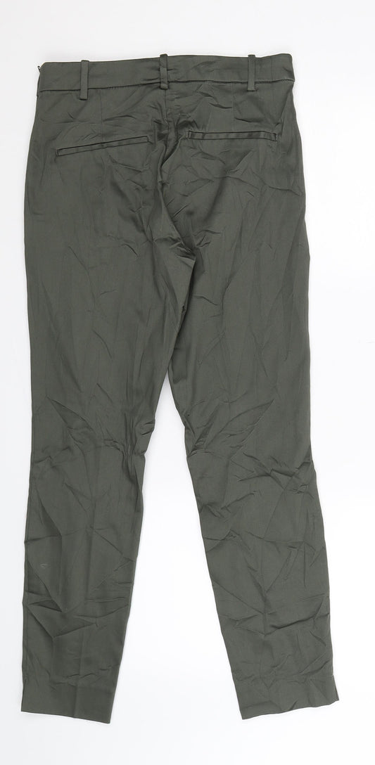 Womens UK Size 10 H&M Extra-Slim Fit  Grey Trousers