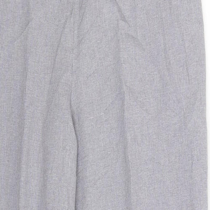 Womens UK Size 14 Preworn Slim Fit  Grey Trousers