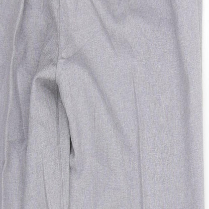 Womens UK Size 14 Preworn Slim Fit  Grey Trousers