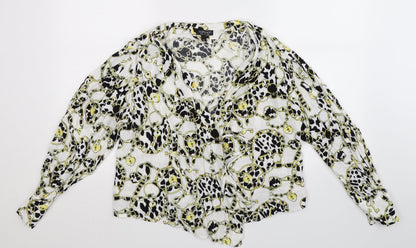 Topshop Womens White   Basic Blouse Size 10