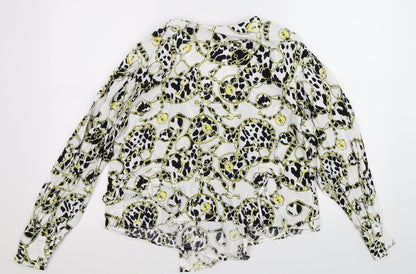 Topshop Womens White   Basic Blouse Size 10