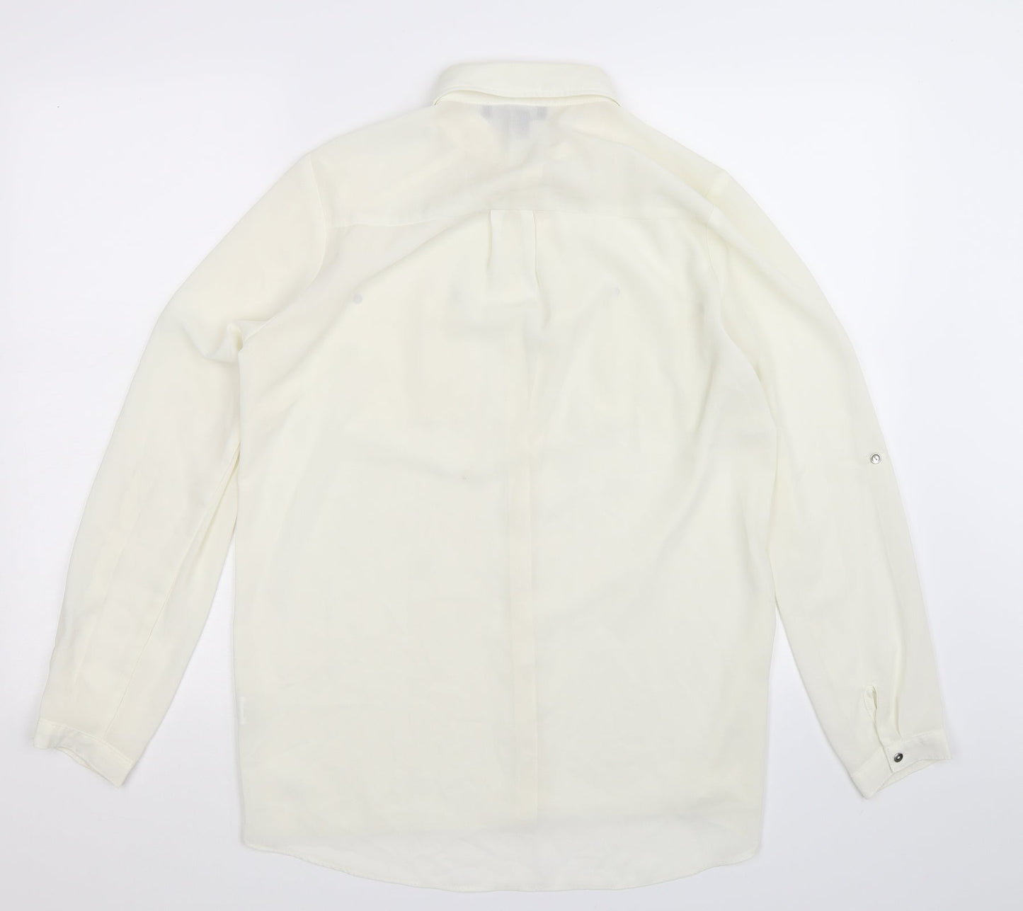 Atmosphere Womens White   Basic Button-Up Size 12
