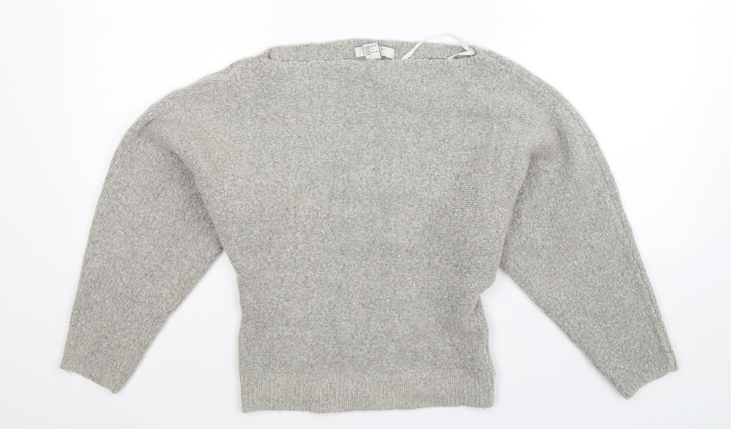 FOREVER 21 Womens Grey  Knit Pullover Jumper Size S