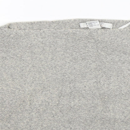 FOREVER 21 Womens Grey  Knit Pullover Jumper Size S