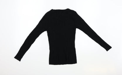 Primark Womens Black   Pullover Jumper Size 10