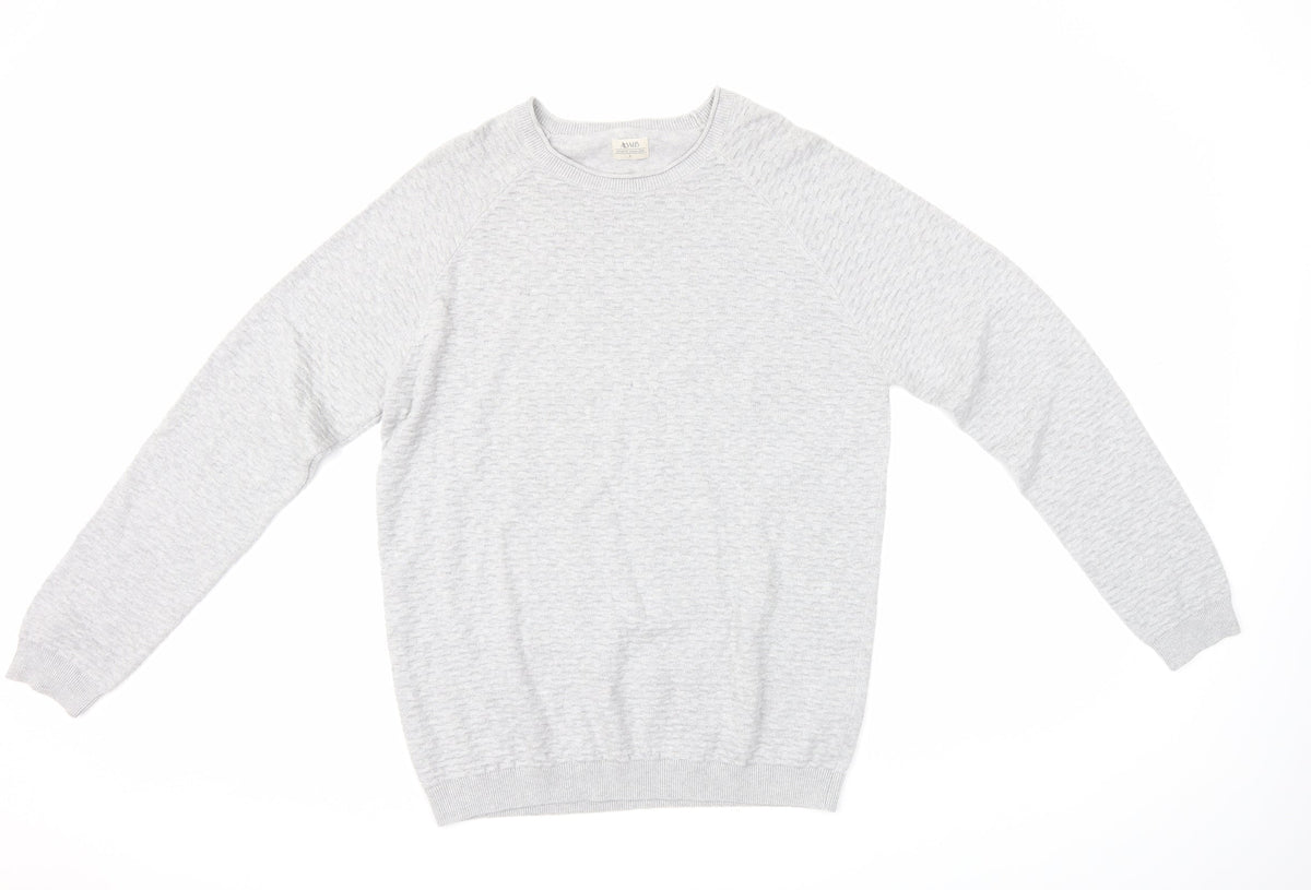 Authentic Mens Grey   Pullover Jumper Size L