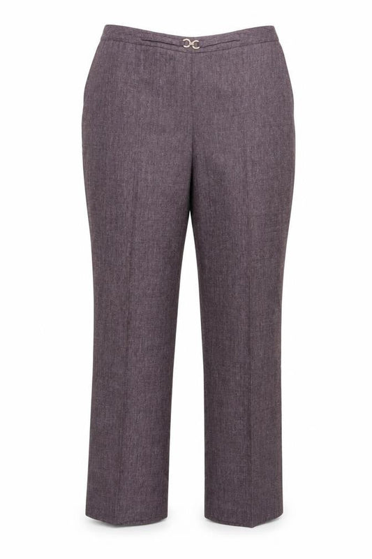 Womens UK Size 18 Damart Regular Fit  Purple Trousers