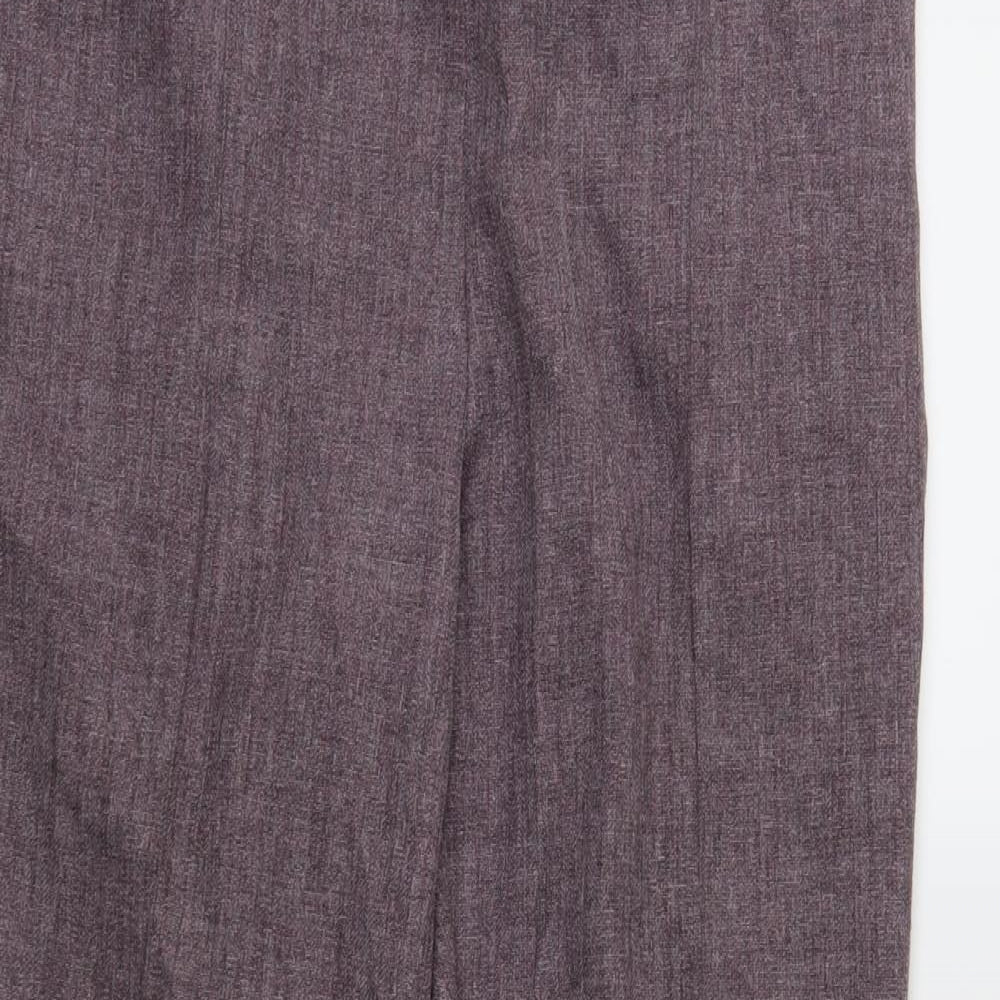 Womens UK Size 18 Damart Regular Fit  Purple Trousers