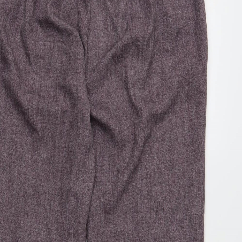 Womens UK Size 18 Damart Regular Fit  Purple Trousers