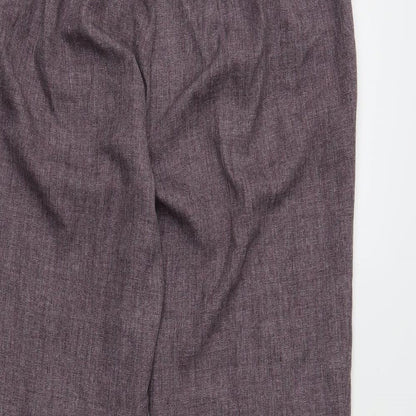 Womens UK Size 18 Damart Regular Fit  Purple Trousers