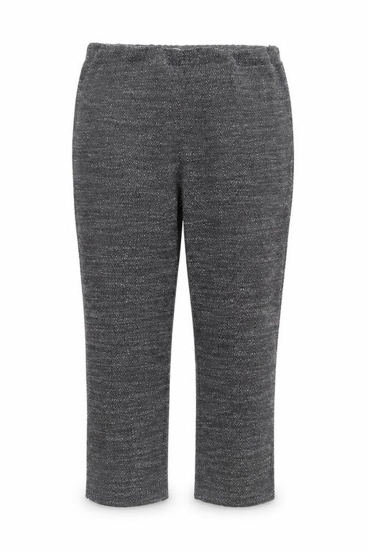Classic Womens Grey Herringbone  Trousers  Size 16 L23 in