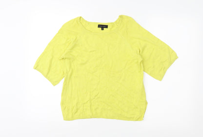 New Look Womens Yellow   Pullover Jumper Size 6