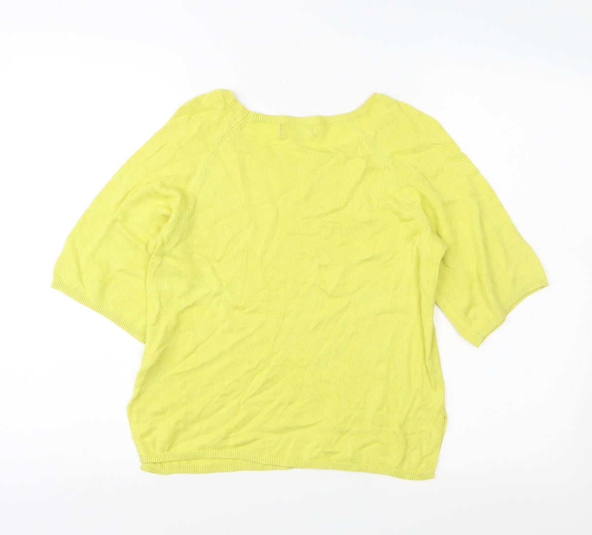 New Look Womens Yellow   Pullover Jumper Size 6