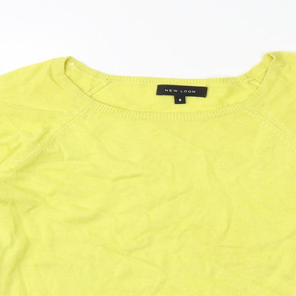 New Look Womens Yellow   Pullover Jumper Size 6