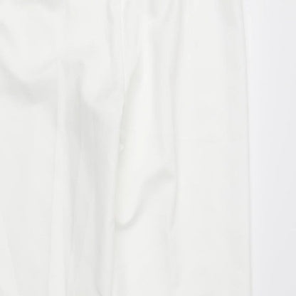 Womens UK Size 10 BM Regular Fit  White Trousers