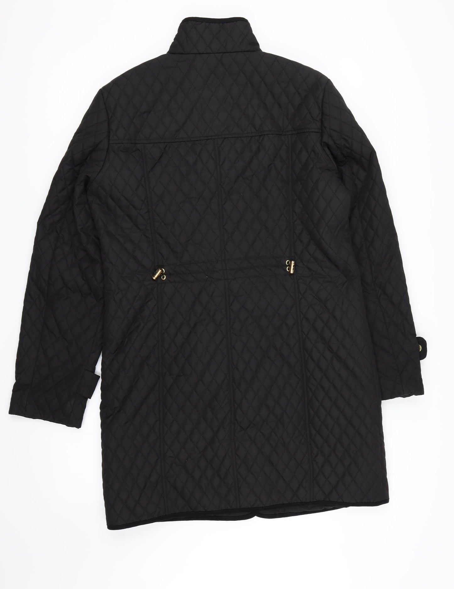 Womens UK Size 10 Country Casuals Black Overcoat