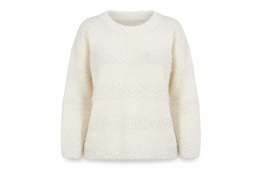 redherring Womens White  Knit Pullover Jumper Size 10