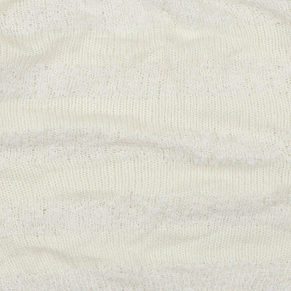 Red Herring Womens White  Knit Pullover Jumper Size 10