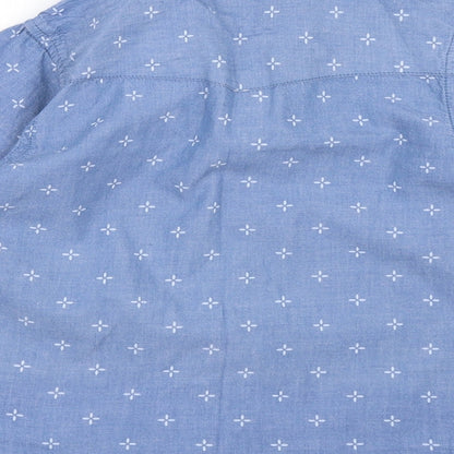 Charlie & Me Boys Blue  Denim Basic Button-Up Size 3 Years