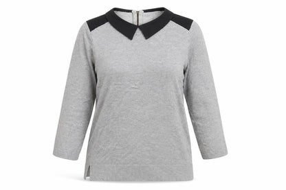 Papaya Womens Grey  Knit Pullover Jumper Size 14