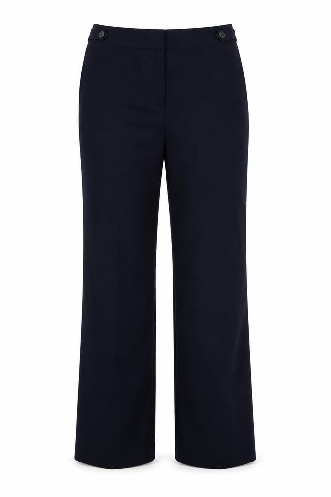 Womens UK Size 12 Debenhams Regular Blue Suit Trousers