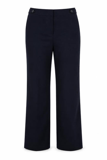 Womens UK Size 12 Debenhams Regular Blue Suit Trousers