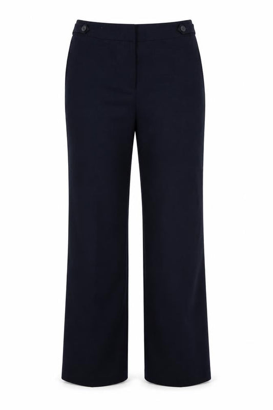 Womens UK Size 12 Debenhams Regular Blue Suit Trousers
