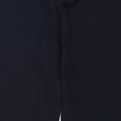 Debenhams Womens Blue   Trouser Suit Suit Trousers Size 12 L28 in - Navy