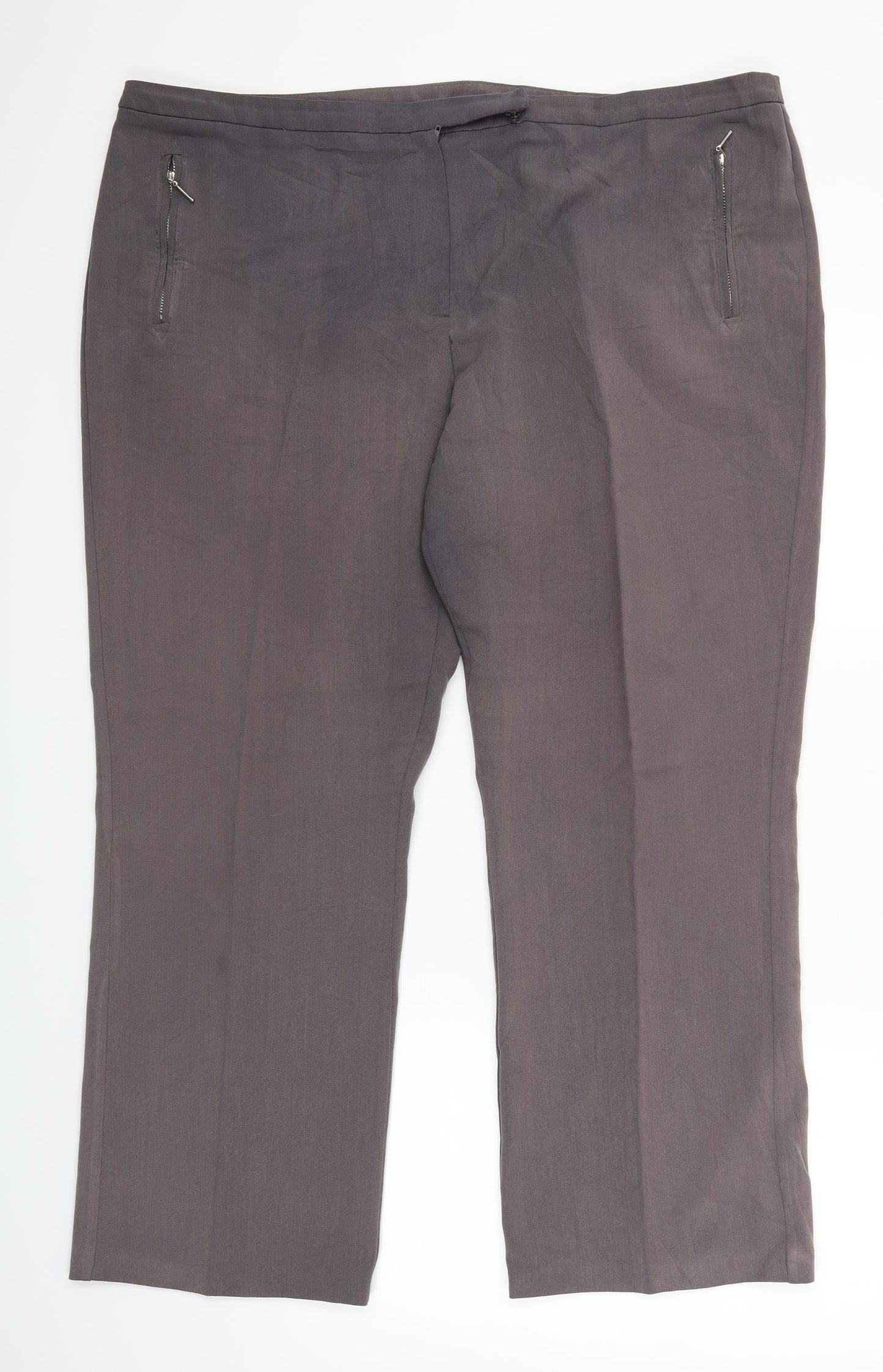 BHS Womens Grey   Trouser Suit Suit Trousers Size 20 L28 in