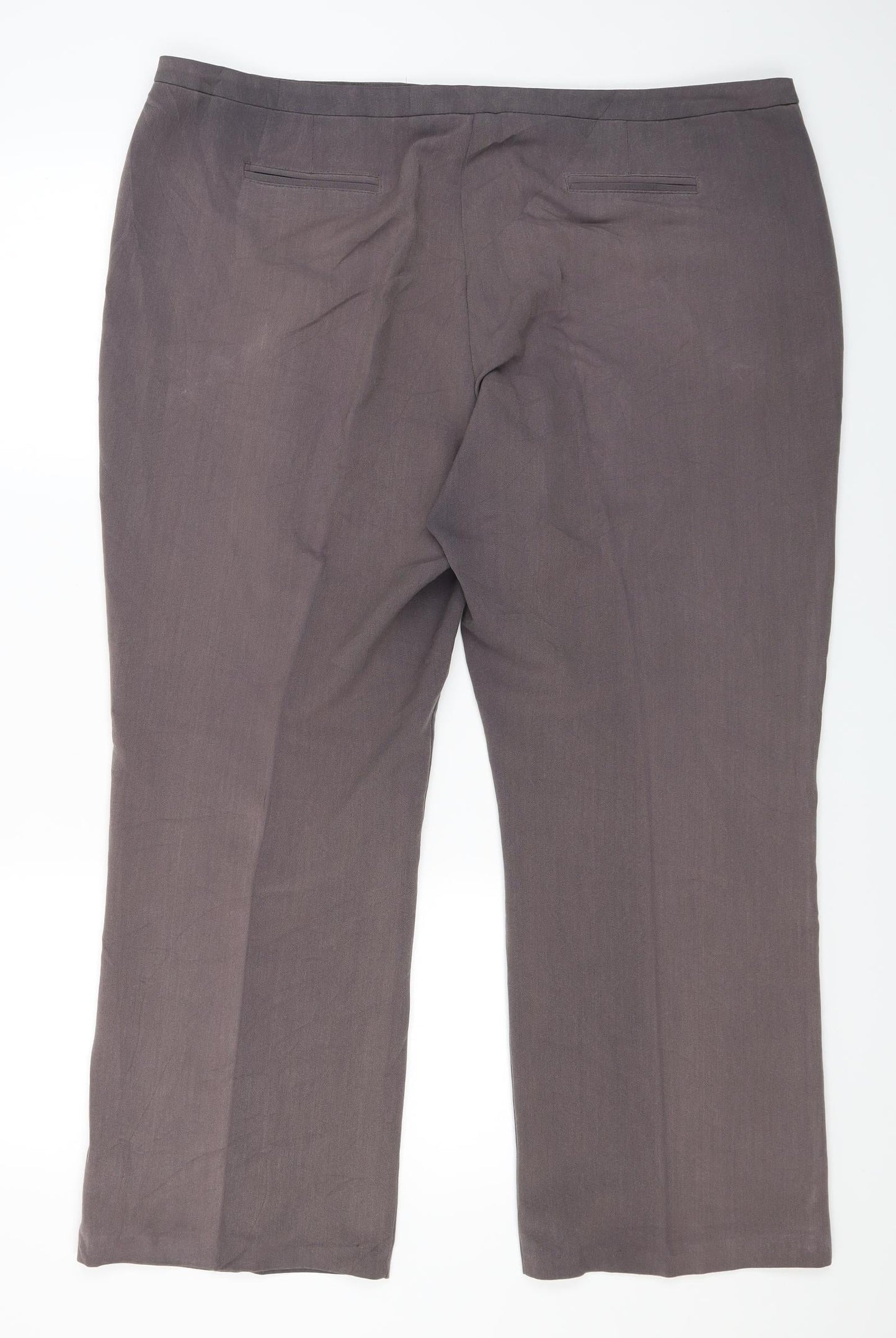 BHS Womens Grey   Trouser Suit Suit Trousers Size 20 L28 in