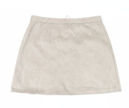 Primark Womens Brown   A-Line Skirt Size 12