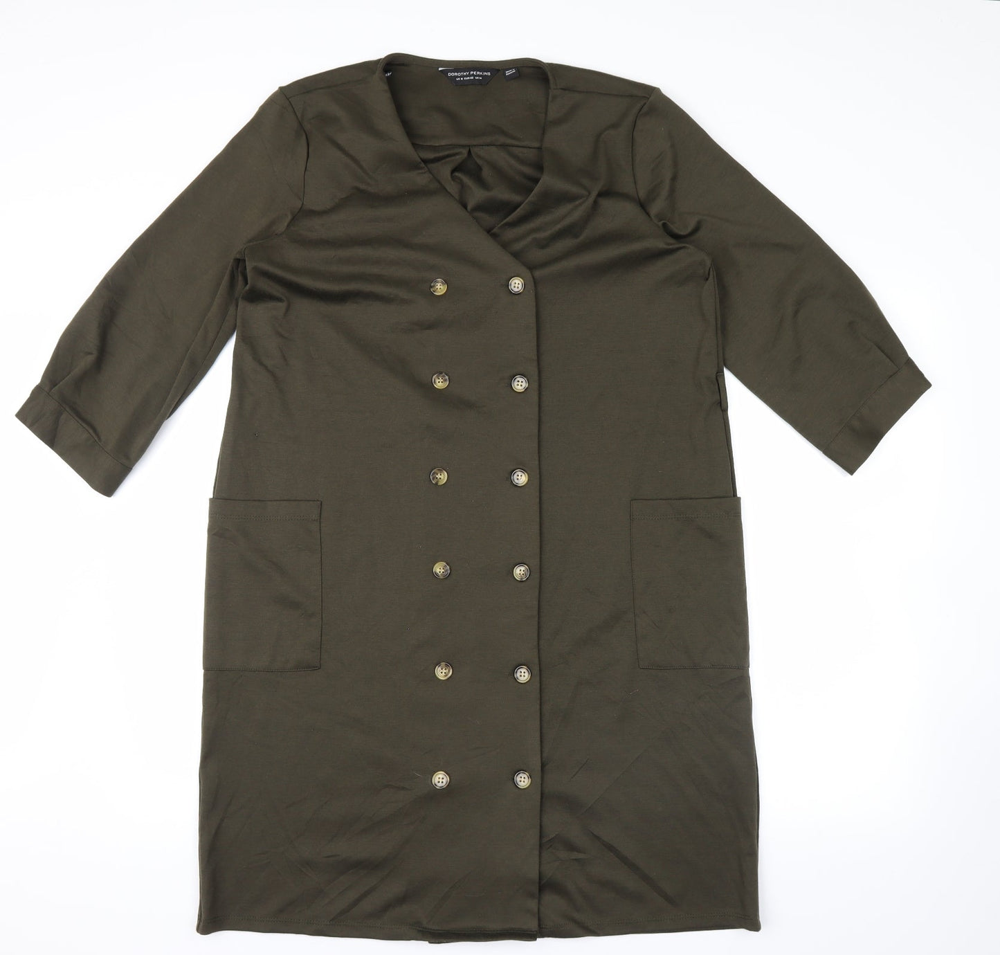 Womens UK Size 14 Dorothy Perkins Green Jacket