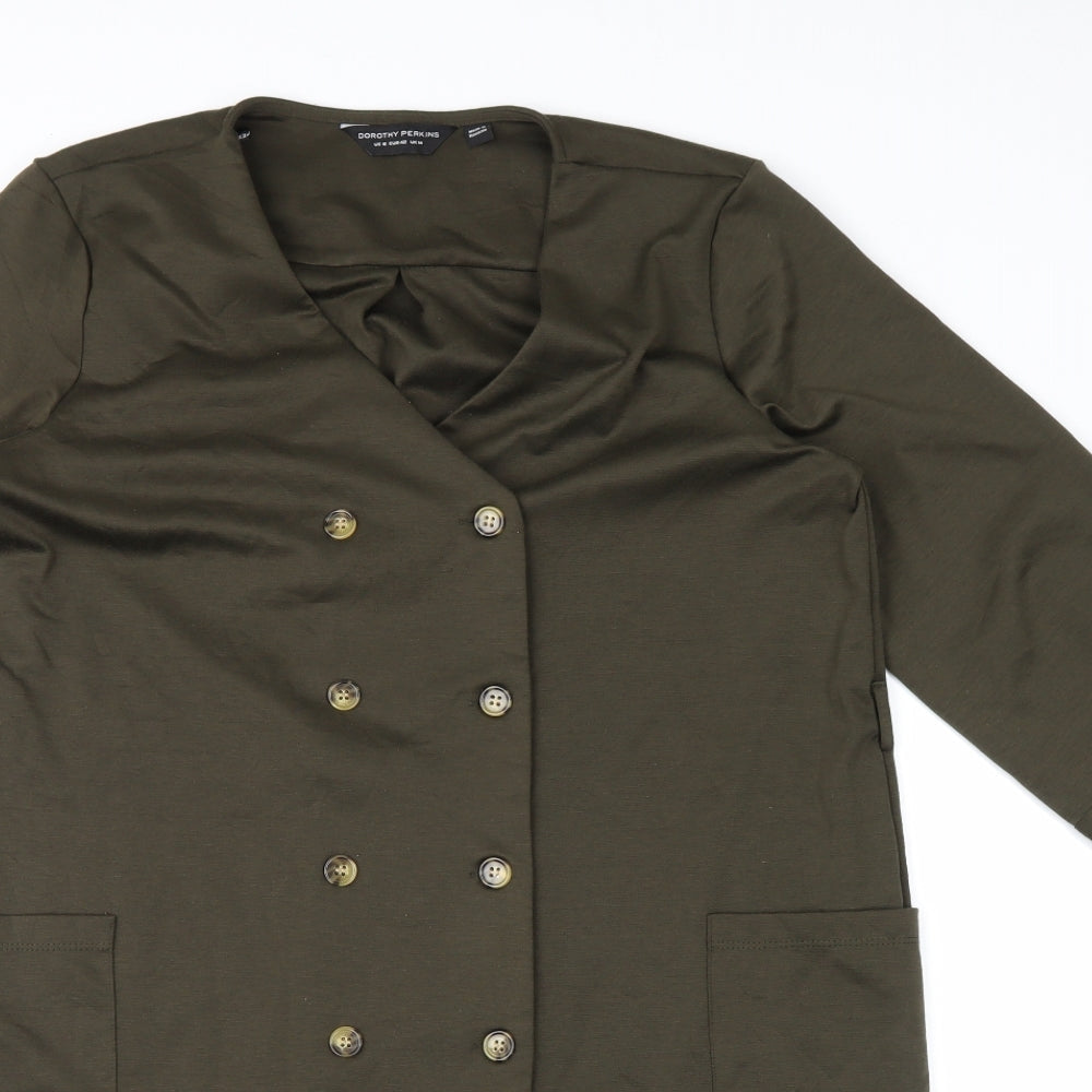 Womens UK Size 14 Dorothy Perkins Green Jacket