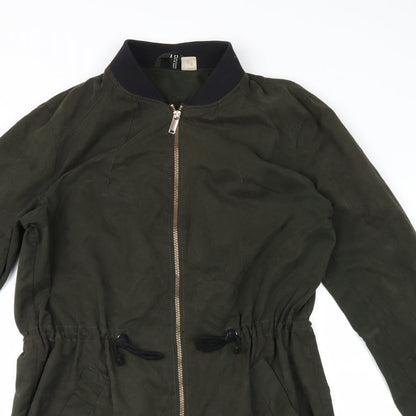 Womens UK Size 8 H&M Green Jacket