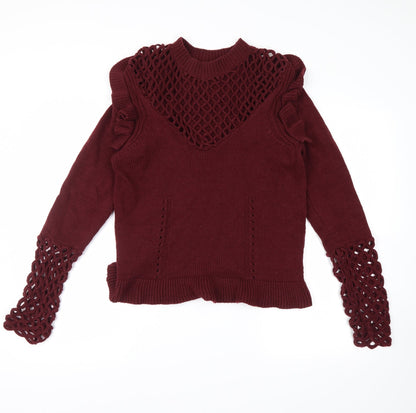 Very Womens Red   Pullover Jumper Size 14