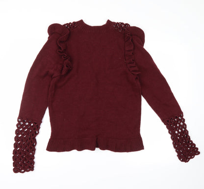 Very Womens Red   Pullover Jumper Size 14