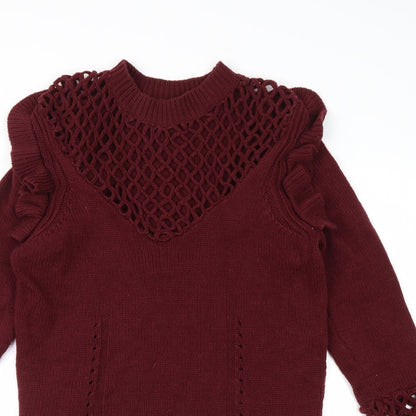 Very Womens Red   Pullover Jumper Size 14