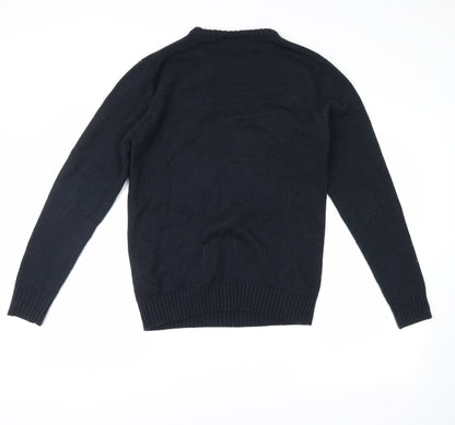 Cedar Wood State Mens Blue   Pullover Jumper Size XS  - santa